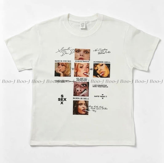 Vintage Magazine Collage Graphic Tee