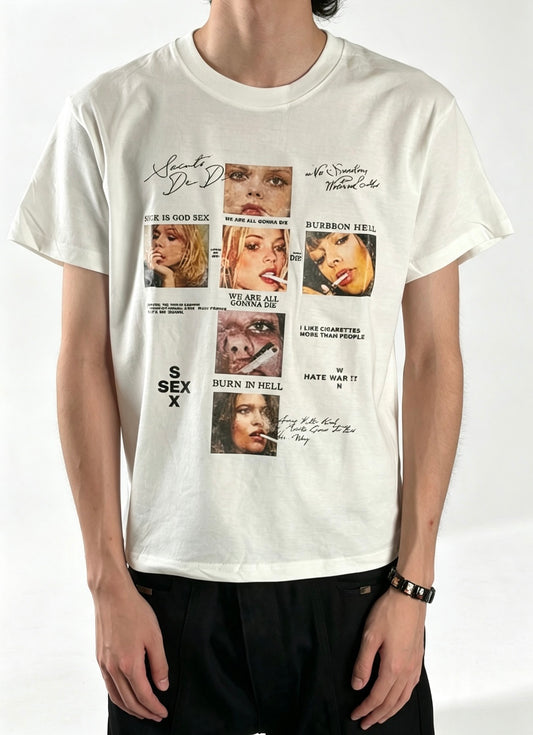 Vintage Magazine Collage Graphic Tee