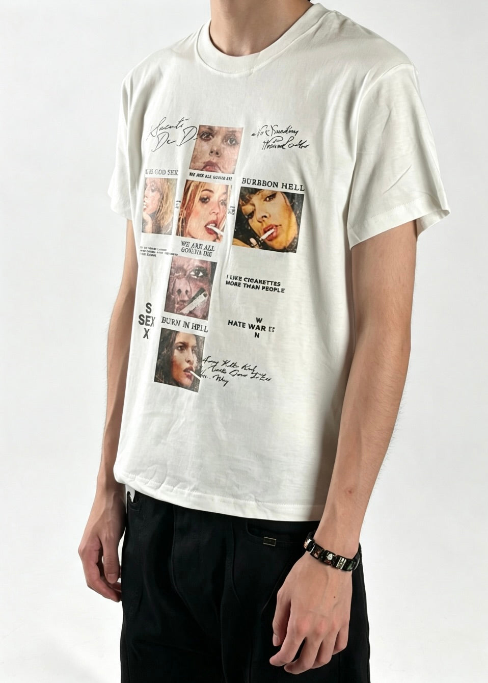 Vintage Magazine Collage Graphic Tee